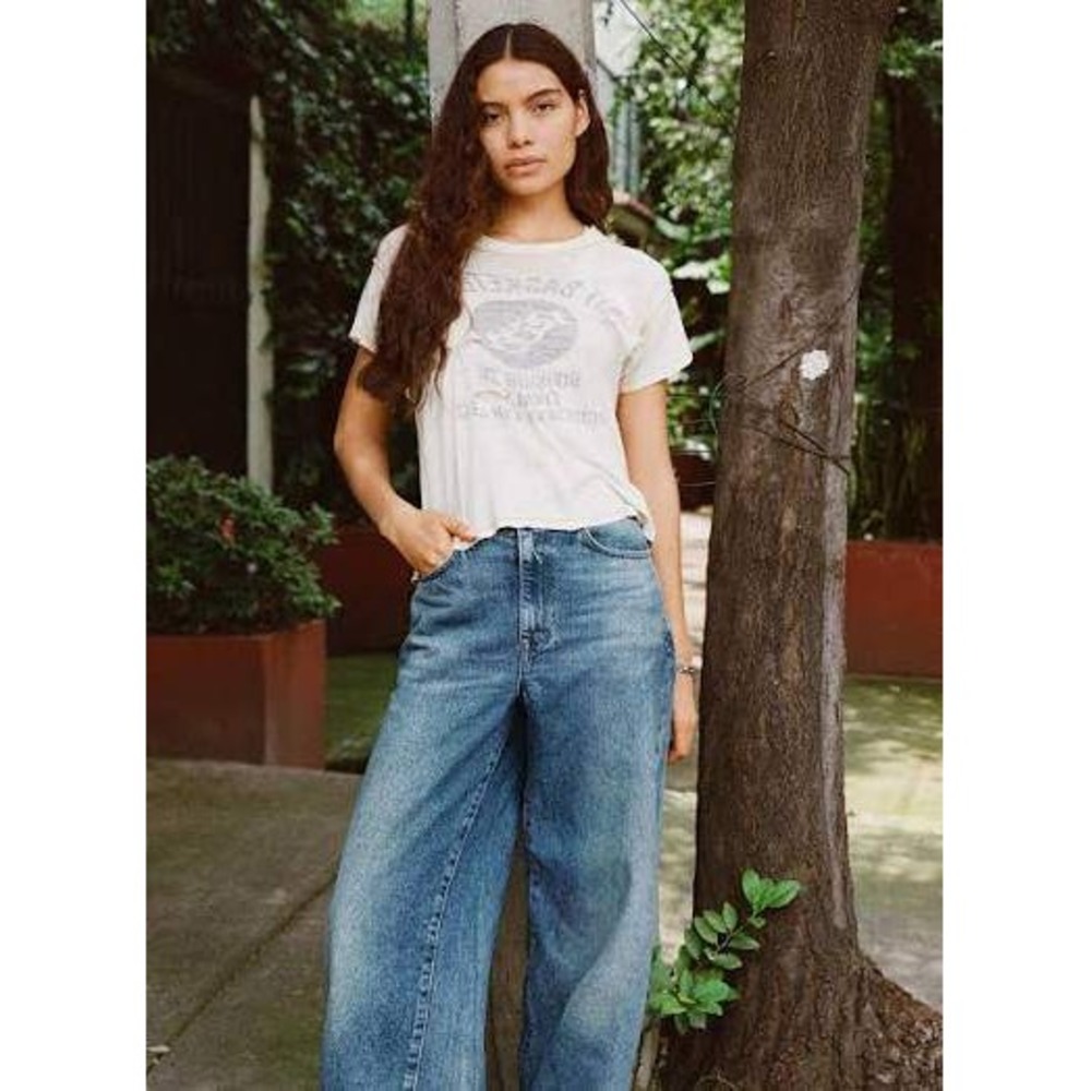 Imogene and Willie Molly Ashland‎ Wide Leg Jeans Blue Size 26 New With Tags